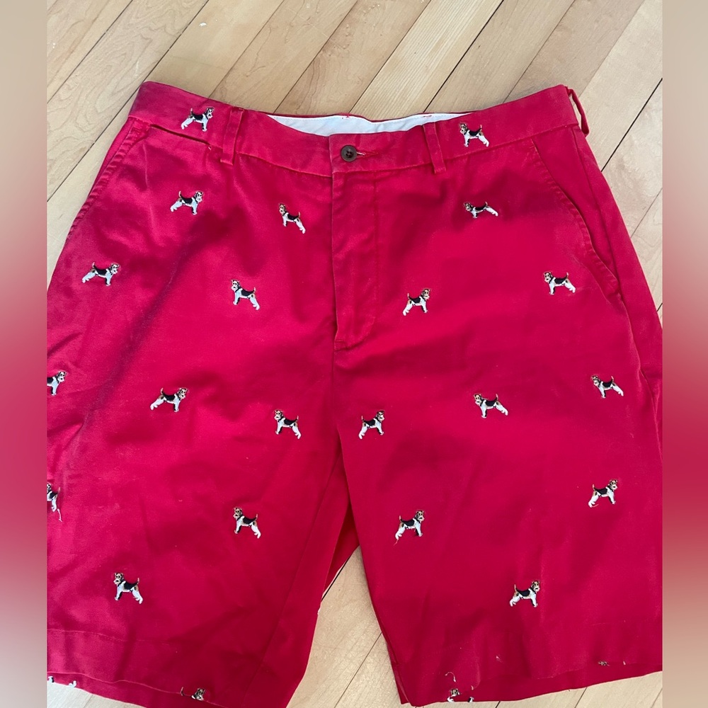 Ralph Lauren embroidered dog shorts